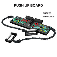 joesport ltd Push Up Board 2.0 Foldable press Up Fitness with Resistance Band