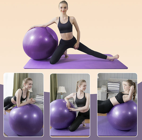 Joesport Ltd Yoga Pilates Yoga Ball Inflatable PVC Gym Balance Ball