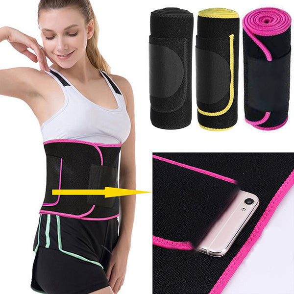 joesport ltd Waist Trimmer With Pocket shapewear gym sport body slimer uk