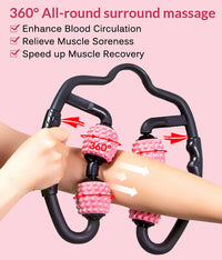 Joesport ltd 5 wheel Muscle Massage Roller Yoga Pilates Roller Massage Stick