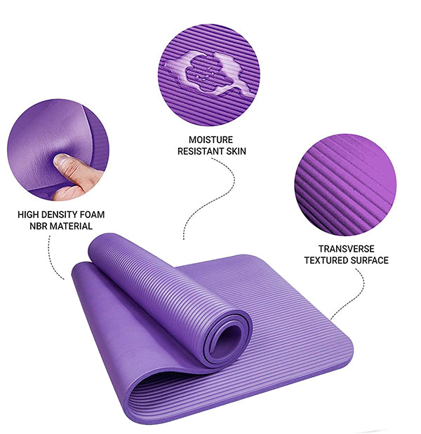 Joesport Ltd Non Slip Eco Friendly Fitness yoga Mat for Home and Gym 185cm